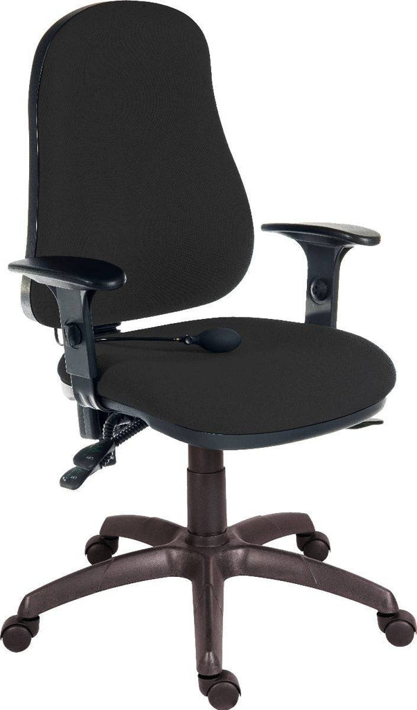 Teknik Ergo Comfort Air - Black, with arms - Price Crash Furniture
