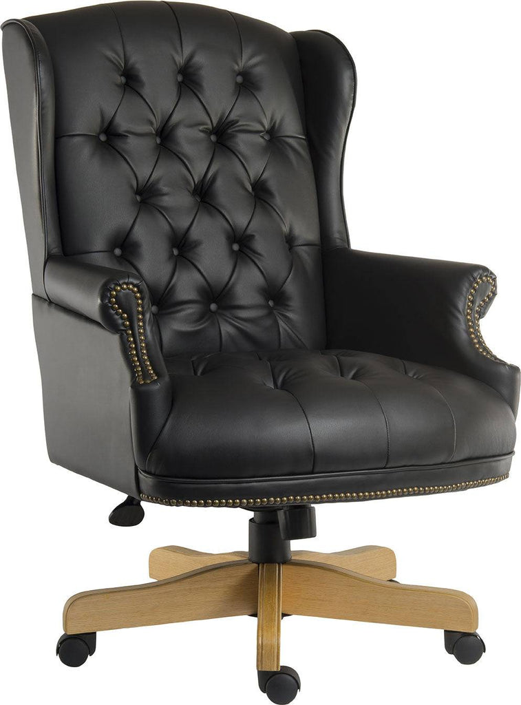 Teknik Executive Chairman Chair in Noir - Price Crash Furniture