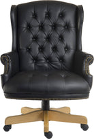 Teknik Executive Chairman Chair in Noir - Price Crash Furniture