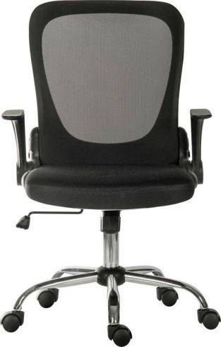 Teknik Flip Mesh Executive Office Chair in Black with Arms - Price Crash Furniture