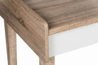 Teknik Giru Desk in Sonoma Oak & White - Price Crash Furniture