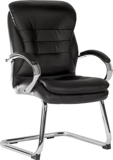 Teknik Goliath Executive Light Visitor Chair in Black - Price Crash Furniture