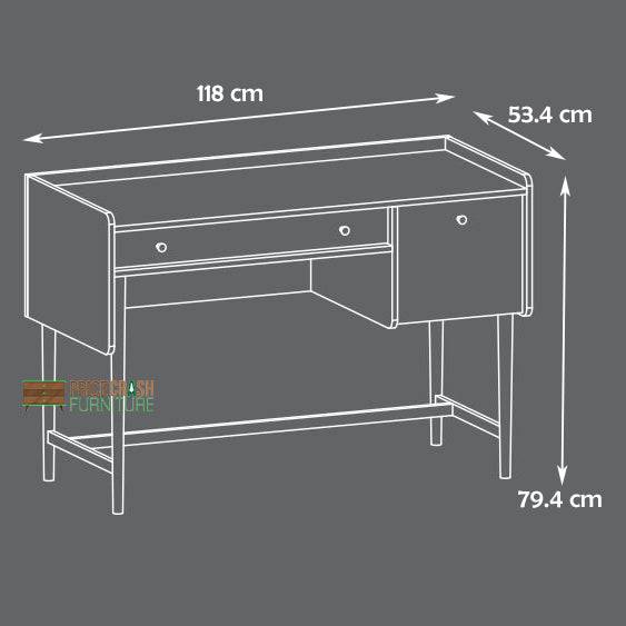 Teknik Hampstead Park Compact Desk - Price Crash Furniture