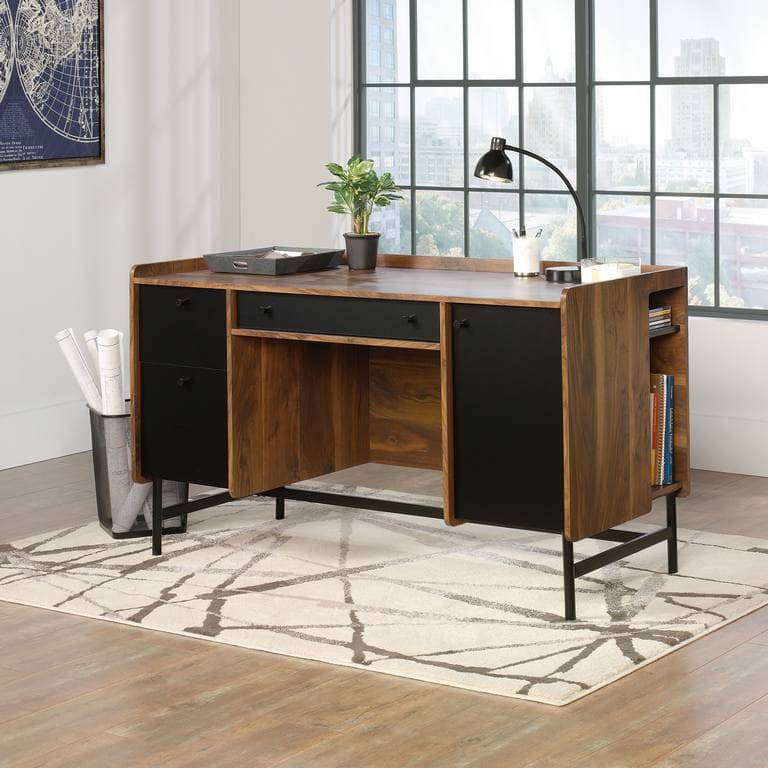 Teknik Hampstead Park Double Pedestal Desk - Price Crash Furniture