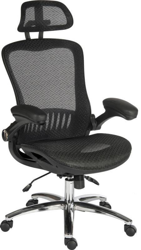 Teknik Harmony Office Chair with Headrest in Black - Price Crash Furniture