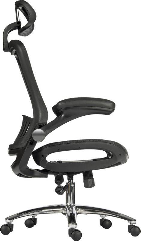 Teknik Harmony Office Chair with Headrest in Black - Price Crash Furniture