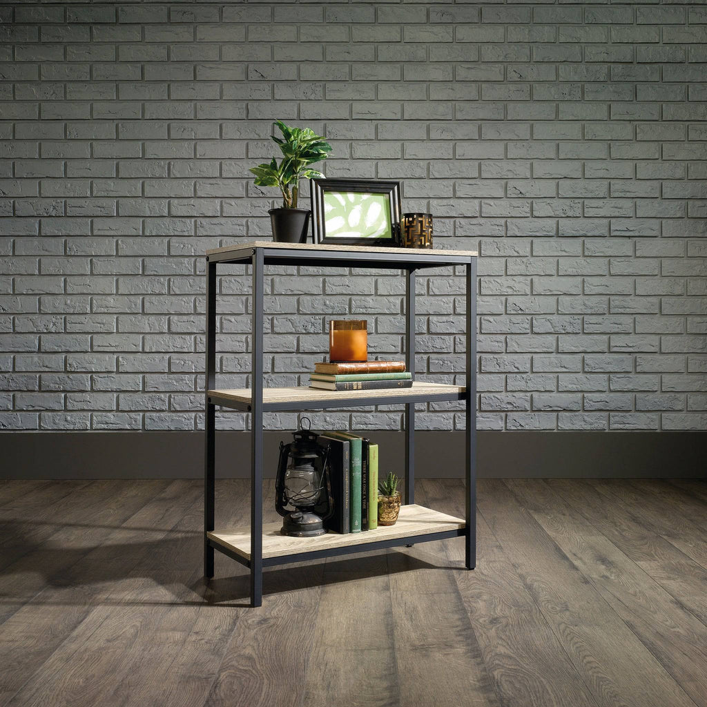 Teknik Industrial Style 2 Shelf Bookcase in Charter Oak - Price Crash Furniture