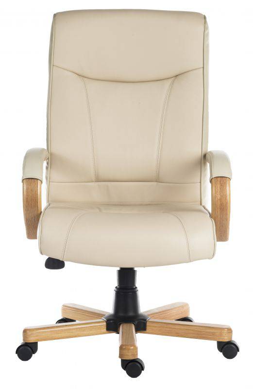 Teknik Knightsbridge Executive Office Chair in Cream - Price Crash Furniture