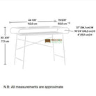 Teknik Metro Desk in Misted Elm - Price Crash Furniture