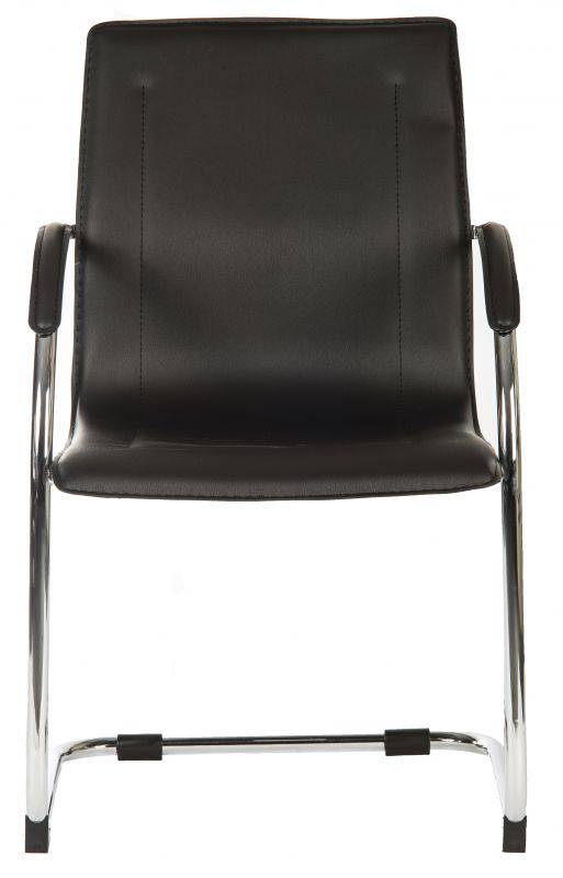 Teknik Set of 5 Guest Meeting Conference Chairs in Black - Price Crash Furniture