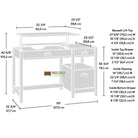 Teknik Sit and Stand Desk in Salt Oak - Price Crash Furniture