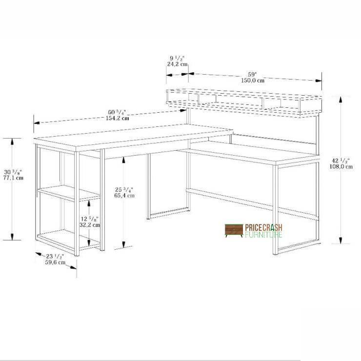 Teknik Streamline L-Shaped Desk - Price Crash Furniture