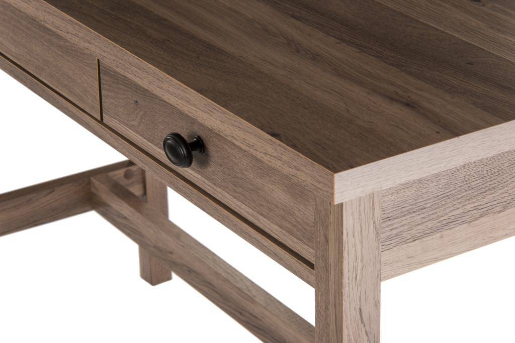 Teknik Study and Home Office Desk in Salt Oak - Price Crash Furniture