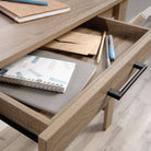 Teknik Trestle Desk in Summer Oak - Price Crash Furniture