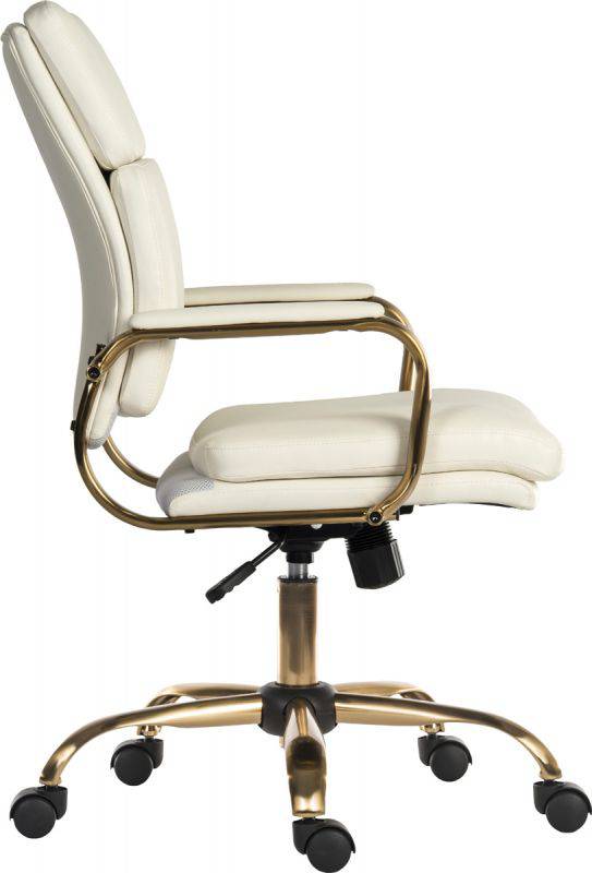 Teknik Vintage Style Executive Office Chair in White - Price Crash Furniture