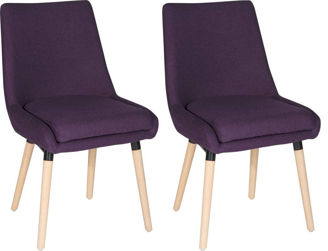 Teknik Welcome Reception Chair (pair) in Plum - Price Crash Furniture