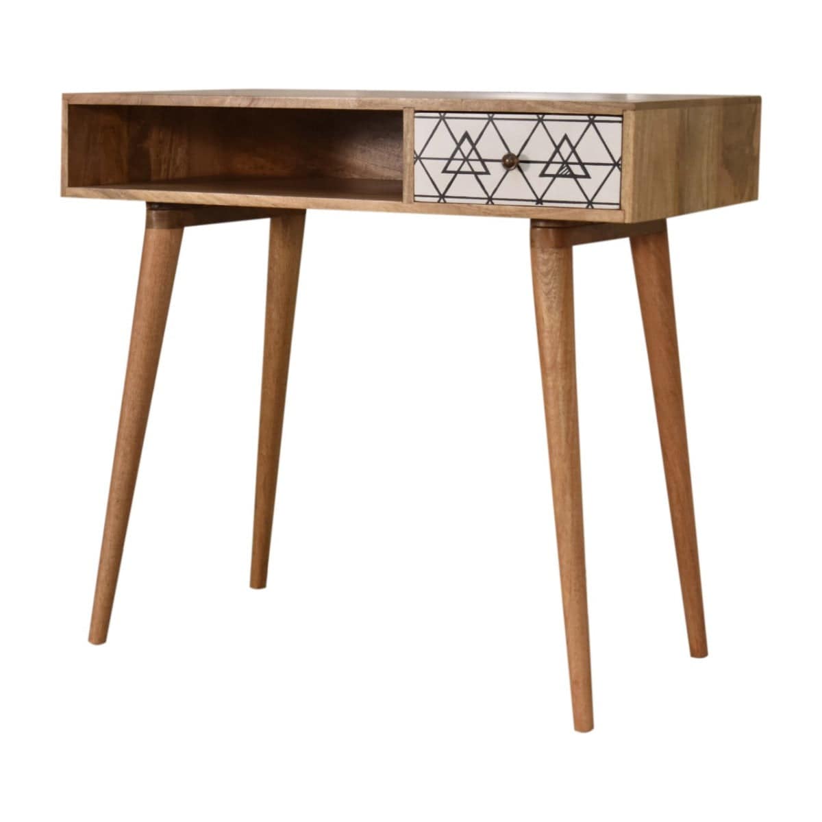 Triangle Printed Writing Desk - Price Crash Furniture