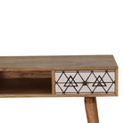 Triangle Printed Writing Desk - Price Crash Furniture