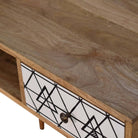 Triangle Printed Writing Desk - Price Crash Furniture