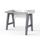 Truro Desk in Grey and Faux Marble by Alphason - Price Crash Furniture