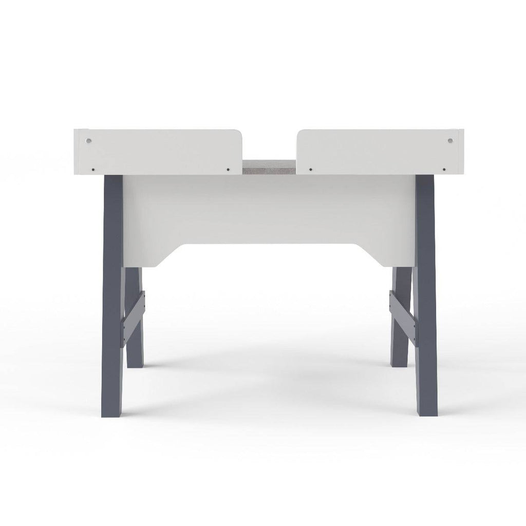 Truro Desk in Grey and Faux Marble by Alphason - Price Crash Furniture