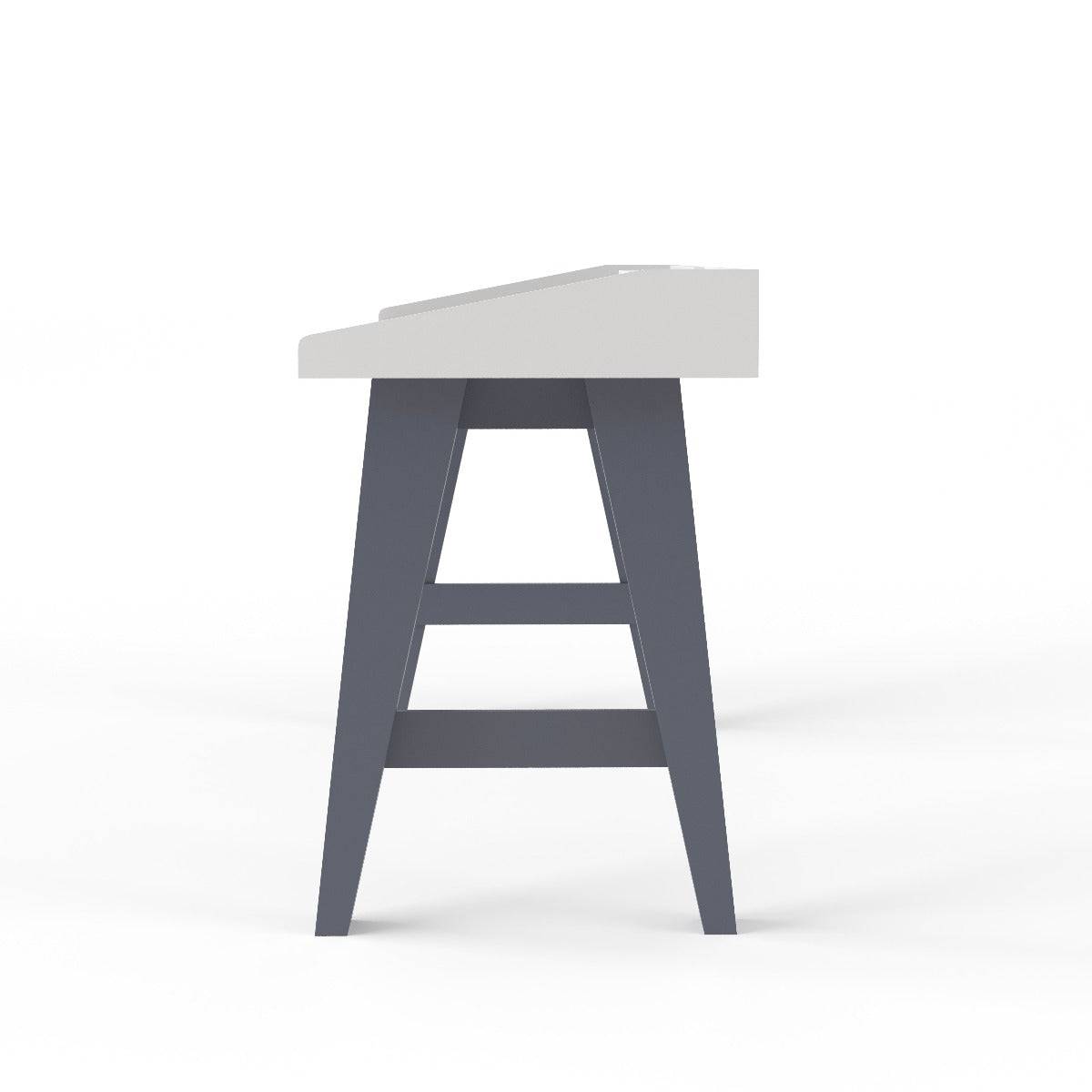 Truro Desk in Grey and Faux Marble by Alphason - Price Crash Furniture