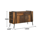 Abbey TV Cabinet with 2 Drawers by TAD - Price Crash Furniture