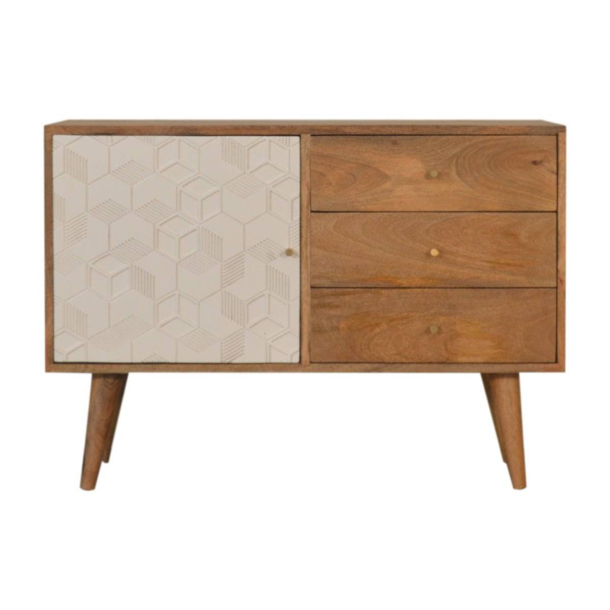 Acadia White Sideboard - Price Crash Furniture