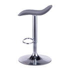 Alphason Ohio Leather Barstool in Grey - Price Crash Furniture