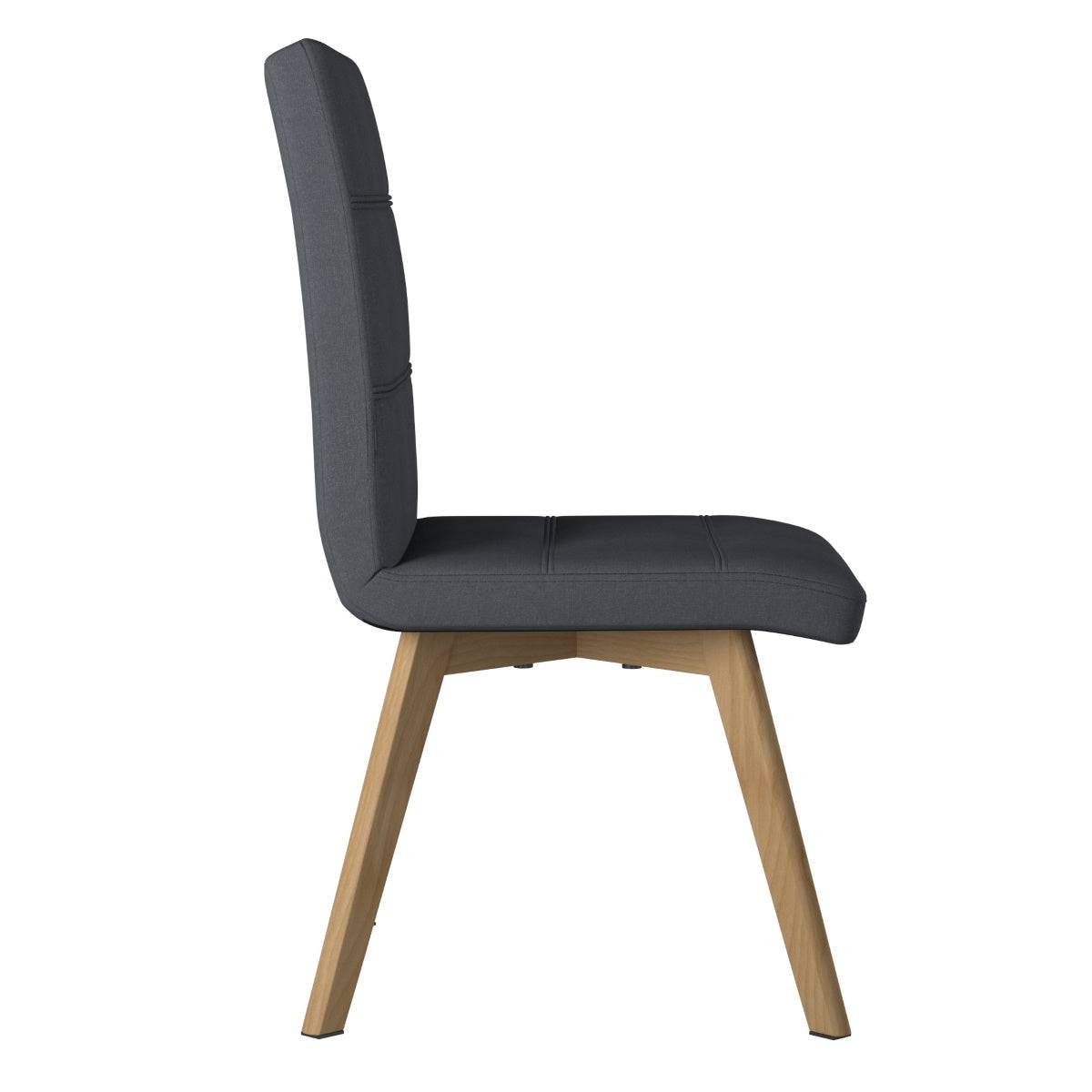 Athens Dining and Accent Chair in Grey Fabric by Alphason - Price Crash Furniture