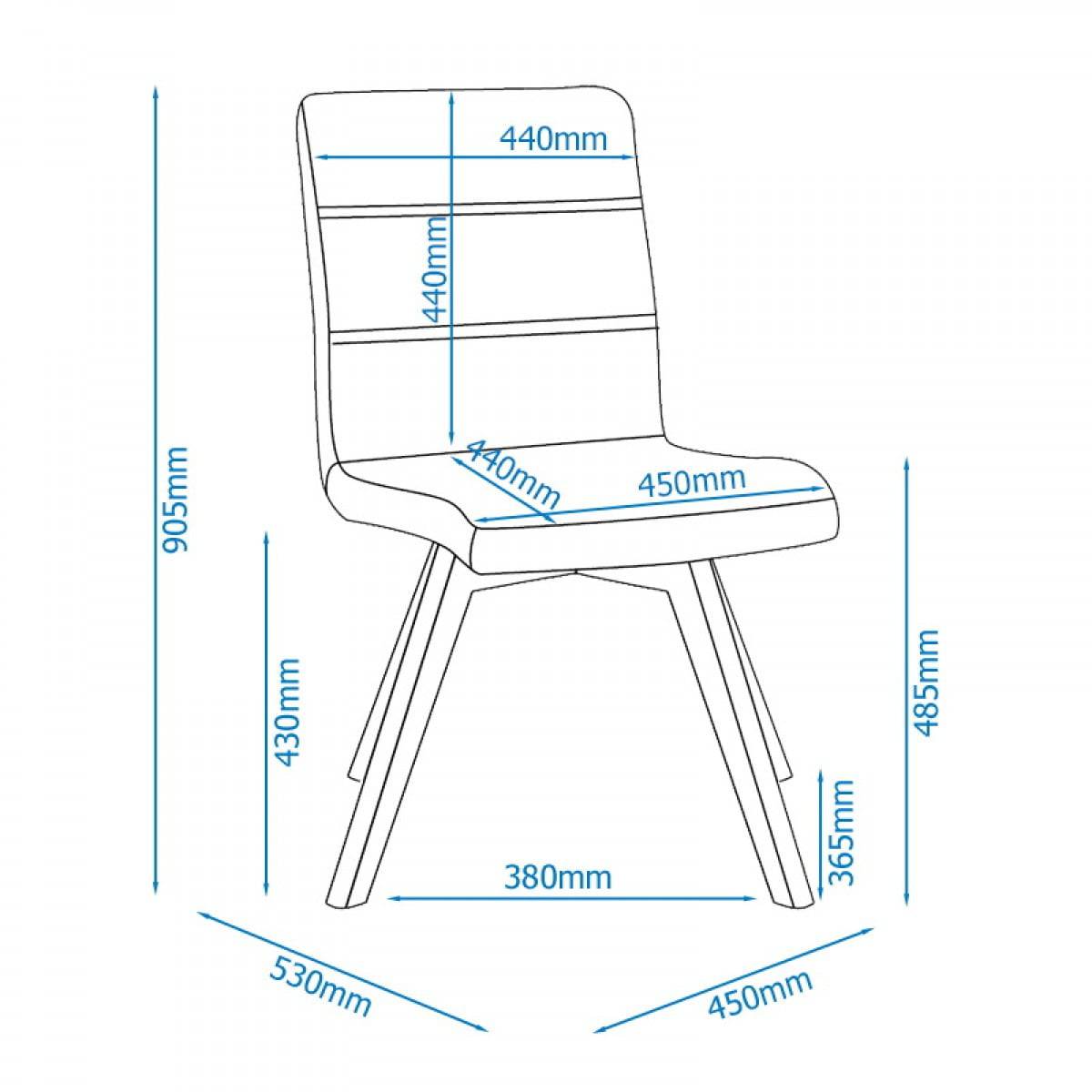 Athens Dining and Accent Chair in Grey Fabric by Alphason - Price Crash Furniture