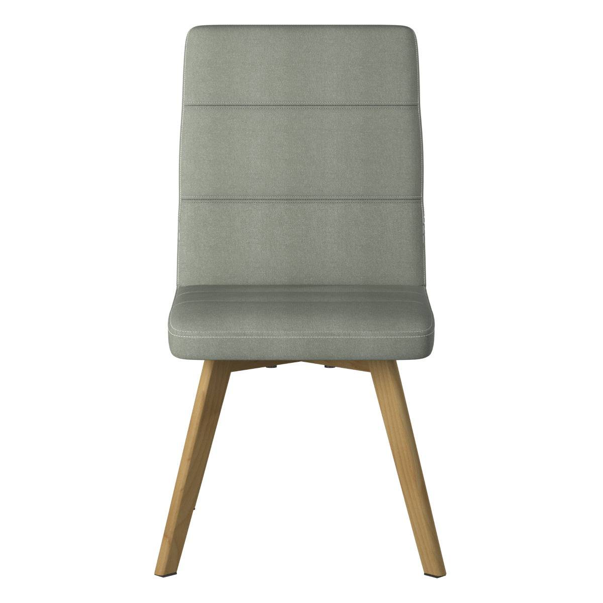 Athens Dining and Accent Chair in Taupe Fabric by Alphason - Price Crash Furniture