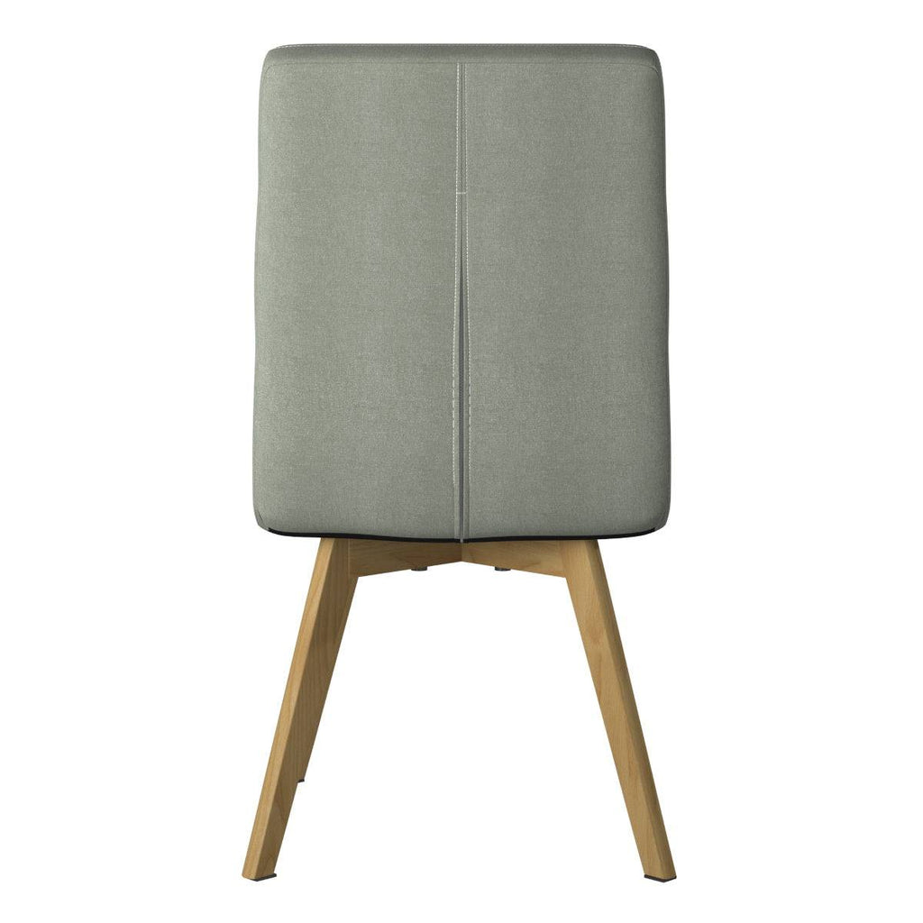 Athens Dining and Accent Chair in Taupe Fabric by Alphason - Price Crash Furniture