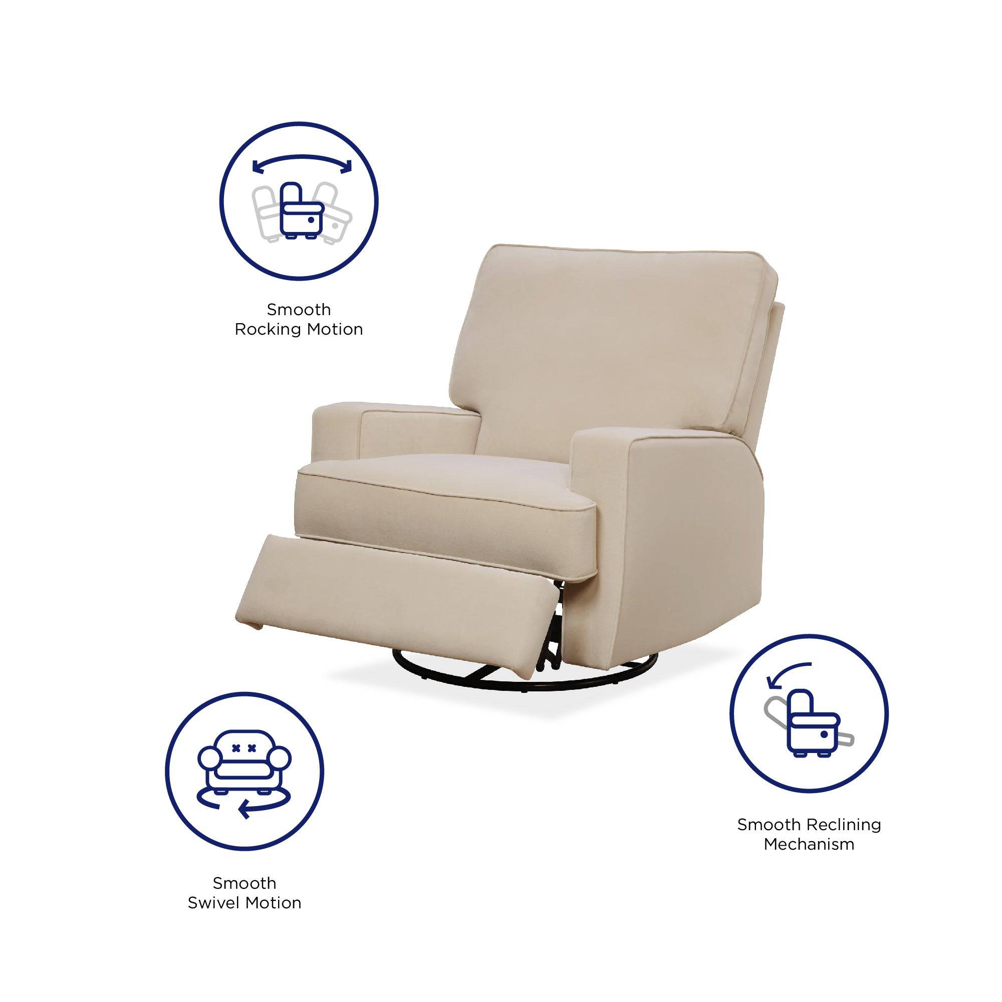 Dorel glider store and ottoman