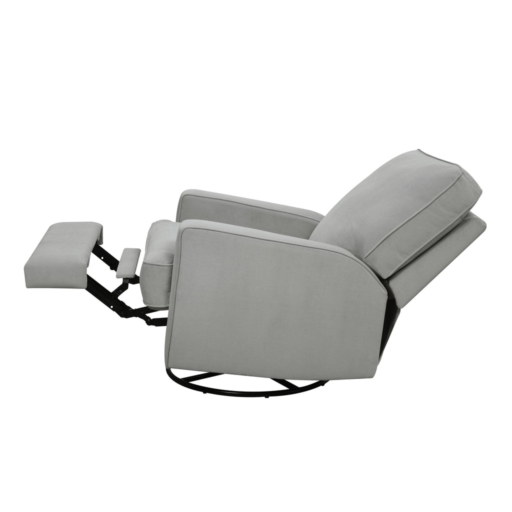 Baby Rylan Swivel & Gliding Recliner Chair in Grey by Dorel - Price Crash Furniture