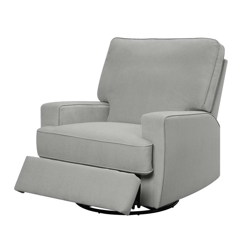 Baby Rylan Swivel & Gliding Recliner Chair in Grey by Dorel - Price Crash Furniture