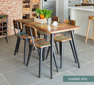 Baumhaus Coastal Chic Large Rectangular Dining Table - Price Crash Furniture