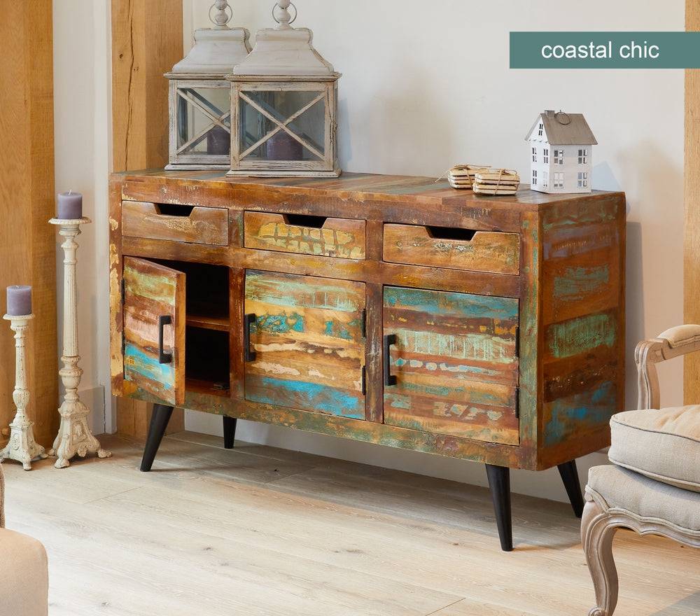 Baumhaus Coastal Chic Large Sideboard - Price Crash Furniture