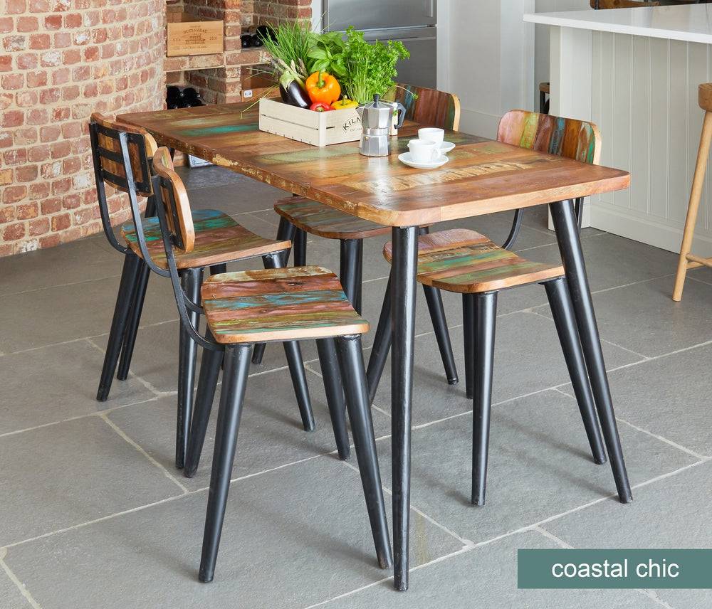 Baumhaus Coastal Chic Small Rectangular Dining Table - Price Crash Furniture