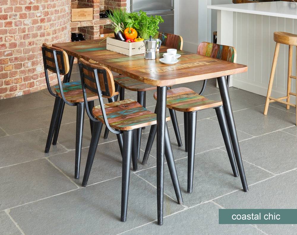 Baumhaus Coastal Chic Small Rectangular Dining Table - Price Crash Furniture