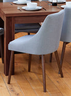 Baumhaus Dining bundle - Shiro CDR04B Table (150 cm) with 4 x CDR03L Chairs - Price Crash Furniture