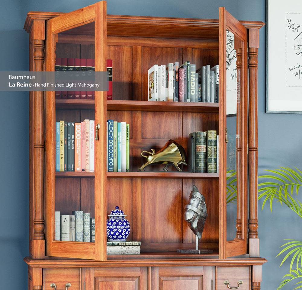 Baumhaus La Reine Dresser Top (Hutch) **Dresser TOP ONLY in solid mahogany - Price Crash Furniture