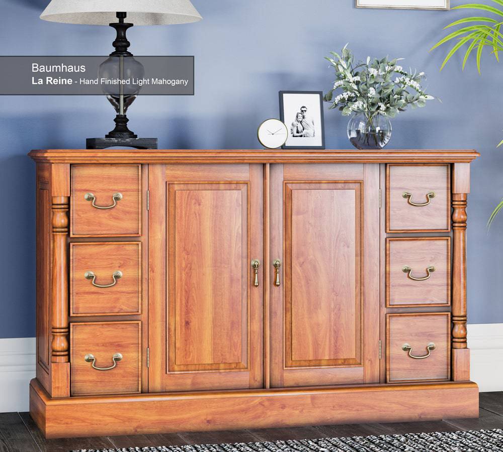 Baumhaus La Reine Sideboard in solid mahogany - Price Crash Furniture