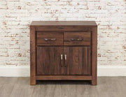Baumhaus Mayan Walnut Small Sideboard - Price Crash Furniture