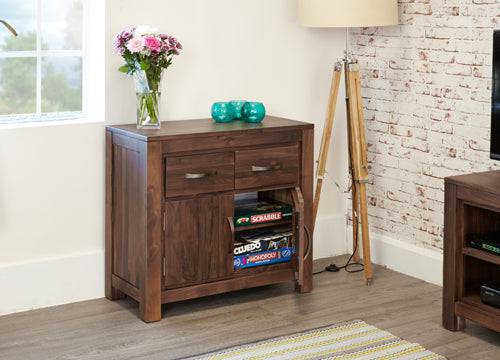 Baumhaus Mayan Walnut Small Sideboard - Price Crash Furniture