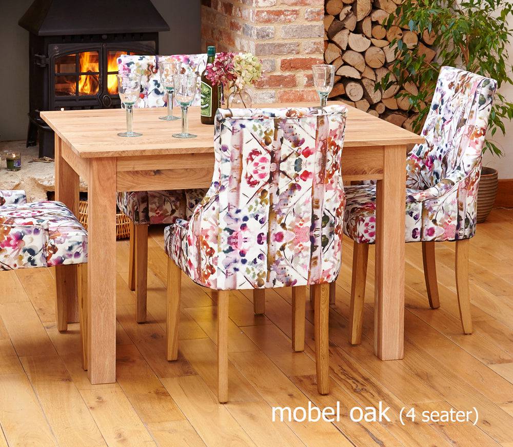 Baumhaus Mobel Oak Dining Table (4 Seater) - Price Crash Furniture