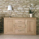 Baumhaus Mobel Oak Large Sideboard - Price Crash Furniture