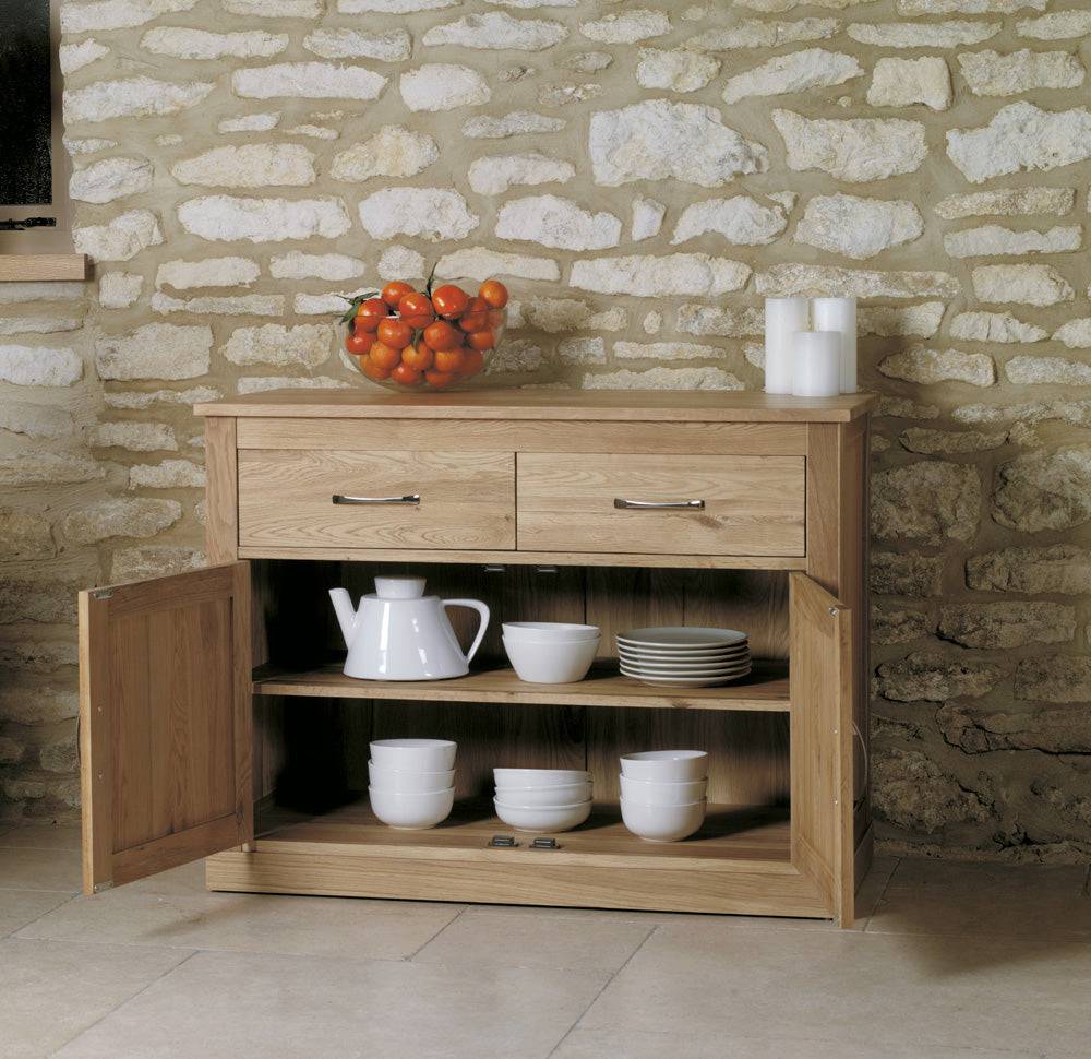 Baumhaus Mobel Oak Small Sideboard - Price Crash Furniture