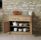 Baumhaus Mobel Oak Small Sideboard - Price Crash Furniture