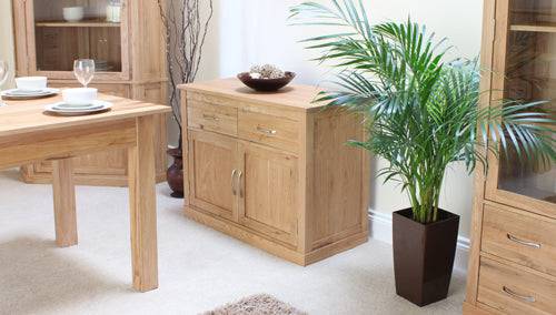 Baumhaus Mobel Oak Small Sideboard - Price Crash Furniture